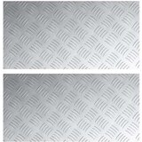  Aluminijaste checker plates 2 kosi Protizdrsne 60x30 cm, (22015002) | Shoptok.si