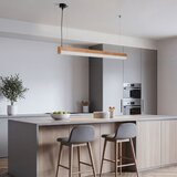 Brilagi LED luster na sajli GARDALINE LED/100W/230V hrast | Eponuda.com