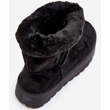Boto PS1 Women's Snow Boots Insulated with Fur Black Abrams | Shoptok.si