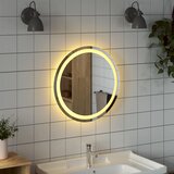  LED kupaonsko ogledalo s ogledalom *Transparent*an Ø 50 cm | Eponuda.com