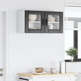  Zidni stakleni ormarić Lucca 2 pcs Crna 40 x 31 x 40 cm | shoptok.hr