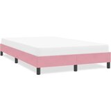  posteljni okvir brez vzmetnice roza 120x210 cm žamet, (21829692) | Shoptok.si
