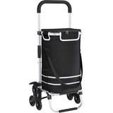 Kolica za kupovinu Crna 47 x 39 x 100,5 cm Oxford tkanina | shoptok.hr