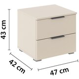 Rauch Möbel NOČNA OMARICA, barve šampanjca | Shoptok.si