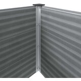  Vrtna posuda za sadnju 250 x 100 x 54 cm WPC siva | shoptok.hr