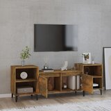 TV ormarić boja dimljenog hrasta 160x35x55 cm konstruirano drvo | shoptok.hr