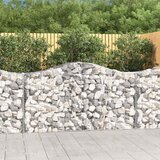  Lučne gabionske košare 8 kom 200x50x100/120cm pocinčano željezo | shoptok.hr