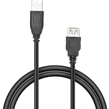 2,0 kabal SPEEDLINK, A-plug A-socket, AMAF, 1,8m, Extension Cable, SL-170203-BK