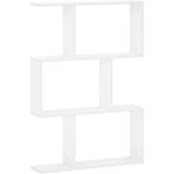  Zidna polica Bijela 72 x 17 x 105 cm prerađeno drvo | shoptok.hr
