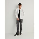 Reserved - Slim traperice isprana izgleda - siva | shoptok.hr