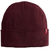 Levi's Kape Slouchy Red Tab Beanie Tawny Port Vijolična Cene