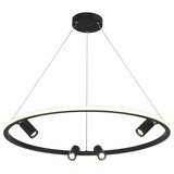  Zambelis 22013 - LED luster na sajli, prigušiva LED/59W/230V Ø 79 cm crna | Eponuda.com