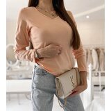 Gemre Pink V-neck long sleeve blouse Langlais | Shoptok.si