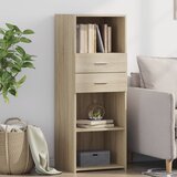  Visoka komoda boja hrasta 45 x 42,5 x 124 cm konstruirano drvo | shoptok.hr