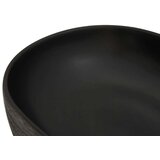 Nadgradni umivaonik sivo-crni ovalni 59x40x14 cm keramički | shoptok.hr