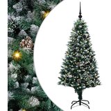 vidaXL Umestno božično drevo Zelena 150 cm PVC, jeklo in plastika | Shoptok.si