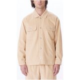 Obey Jakne & Blazerji Benny cord shirt jacket Bež | Shoptok.si
