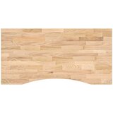 vidaXL Ploča za radni stol 100x50x2,5cm netretirane masivne hrastovine | shoptok.hr