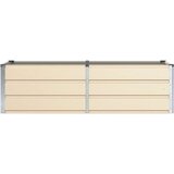  Cvetlično korito Slonokoščena 160 x 80 x 45 cm Jeklo, (5000207558) | Shoptok.si