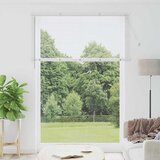 vidaXL Okenska roleta z zavesami Drugo Bela 155 x 220 cm Aluminij | Shoptok.si