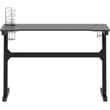  Igraći stol LED u obliku slova Z crni 110 x 60 x 75 cm | shoptok.hr