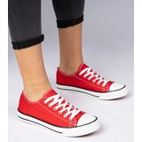 Gemre Red classic women's sneakers Menfis | Shoptok.si