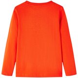  Dječja majica s dugim rukavima jarkonarančasta 104 | shoptok.hr