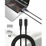 Winner Group - USB kabl USB-C / USB-C 240W 1m crna | Eponuda.com