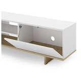 Marckeric Bijela TV komoda u dekoru hrasta 160x44 cm Cequoia – | shoptok.hr