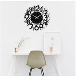 WALLXPERT Zidni sat 48x48cm Crni | Eponuda.ba