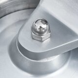  Preša za hamburgere s 500 papira za pljeskavice 10 cm aluminij | shoptok.hr