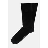 Avva men's black plain bamboo cleat socks cene