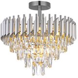 Brilagi plafonski luster eclipse 7xE14/10W/230V, prečnik 48 cm, srebrni | Eponuda.com