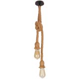 Candellux Lighting Luster na sajli VIDEA 2xE27/40W/230V braon | Eponuda.com