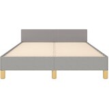  Okvir kreveta bez madraca svjetlosivi 120 x 200 cm od tkanine | shoptok.hr