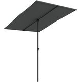  Vrtni suncobran s aluminijskim stupom 2 x 1,5 m antracit | shoptok.hr