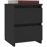  Noćni ormarići 2 kom crni 30 x 30 x 40 cm od konstruiranog drva | shoptok.hr