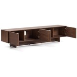 Kave Home Temno rjava TV omarica v orehovem dekorju 200x46x40 cm Norlen – | Shoptok.si