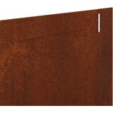  Ograda oko Travnjaka 20 pcs 102 x 10 x 4 cm Čelik Rđa | shoptok.hr