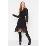 Trendyol black Double Breasted Collar Dress | Shoptok.si