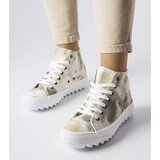 Big Star Green patterned sneakers | shoptok.hr