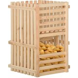  Kutija za krumpire 50 x 50 x 80 cm od masivne borovine | shoptok.hr