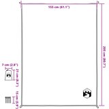  Deka za piknik s klinovima siva i narančasta 205 x 155 cm | shoptok.hr