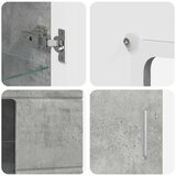  Set TV komoda s ladicama Betonski sivi Konstruirano drvo | shoptok.hr