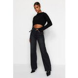Trendyol Jeans - Black - Wide leg Cene