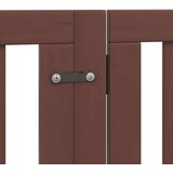  Vrata za pse s vratašcima 9 panela sklopiva 450 cm drvo topole | shoptok.hr
