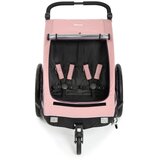Hauck 2u1 prikolica za bicikl i dječja kolica za dvoje djece Dryk Duo Rose | shoptok.hr