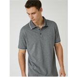 Koton Polo T-shirt - Gray - Slim fit Cene