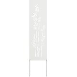  Privatnost u vrtu Bijelo 32 x 140 cm Hladno valjana čelična | shoptok.hr