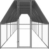 Vanjski kavez za kokoši 2 x 12 x 2 m od pocinčanog čelika | shoptok.hr